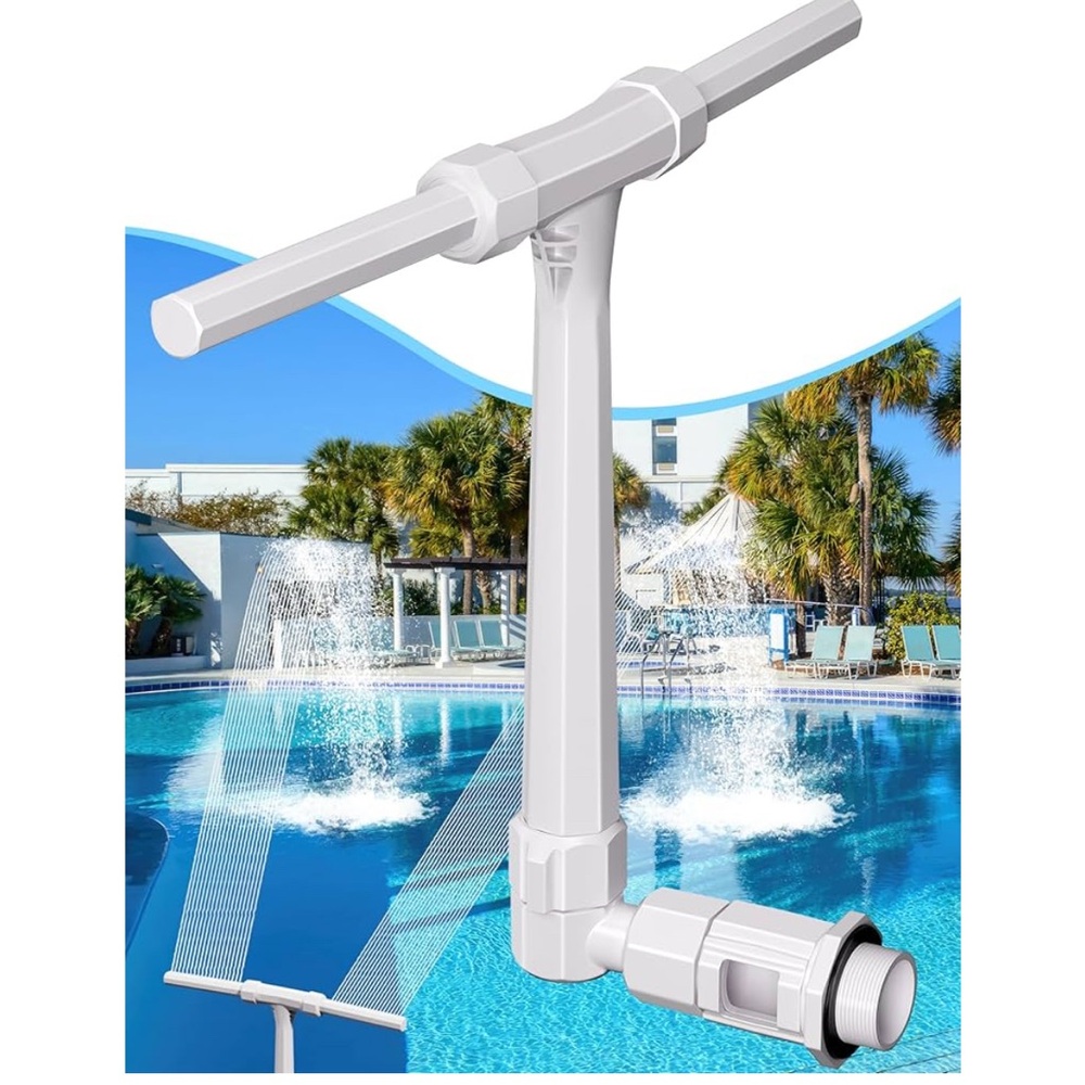Inground or above ground pool water fountain